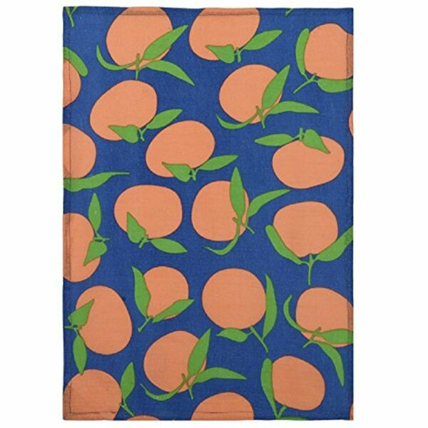 Tarifa Tangerines Flour Sack Kitchen Hand Towel, 4PK TA3124433